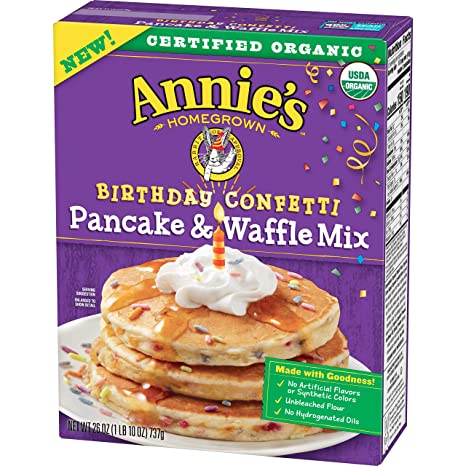 Annie's Homegrown Homegrown Birthday Confetti Pancake & Waffle Mix, 26 Oz