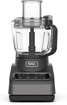 Ninja Food Processor with Auto-iQ (BN650UK) 850W, 2.1L Bowl, Silver, BPA Free Plastic, 850 W, 2.1 liters