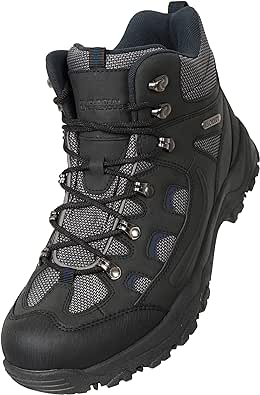 Mountain Warehouse Adventurer Mens Boots - IsoDry Waterproof & Breathable Shoes with Heel & Toe Bumpers - for Spring Summer, Walking & Hiking