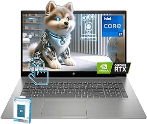 HP Envy 17.3" FHD Touchscreen Laptop | Intel Core i7-1355U | GeForce RTX 3050 | Backlit Keyboard | Bang & Olufsen Audio | Wi-Fi 6 | Long Battery Life | Windows 11 Pro (64GB RAM | 2TB PCIe SSD)