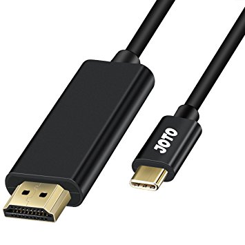 USB C to HDMI Cable 4K 10ft, JOTO USB 3.1 Type C to HDMI 4K 60Hz Cable (Thunderbolt 3 Compatible) for iMac 2017, MacBook Pro 2017/2016, MacBook 2015/2016, ChromeBook Pixel, Galaxy S8/S8 Plus