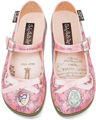 Hot Chocolate Design Chocolaticas Funky Canvas Women's Mary Jane Flat Shoes