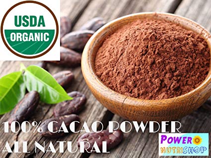 Organic Raw Cacao Powder,100% Pure, ALL NATURAL (1LB (16 OZ))