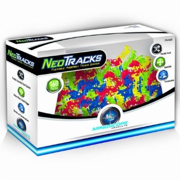 Mindscope Neo Tracks Twister Tracks 160 Piece (8 Feet) Expansion Track Set