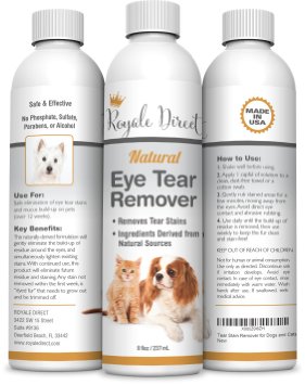 Tear Stain Remover for Dogs and Cats - Pet Grooming and Care Product for Dogs and Cats - Dog Tear Stain Remover - Great for White Dogs