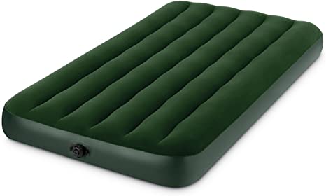 Intex Prestige Downy Airbed Kit with Hand Held Battery Pump, Twin