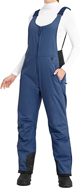 Ohuhu Women's Essential Insulated Snow Bibs Overalls Ladies Ski Bibs Pants