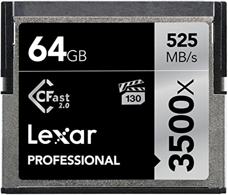 Lexar 64GB 3500x Pro CFast Compact Flash Card -  LC64GCRBEU3500