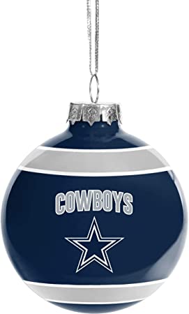 FOCO NFL Glass Ball Ornament - Limited Edition Christmas Ball Ornament - Show Your Team Spirit with Officially Licensed Fan Gear