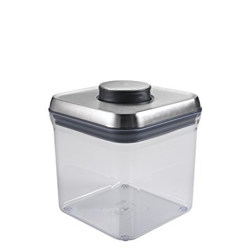 OXO SteeL Airtight POP Container - Big Square (2.4 Qt)