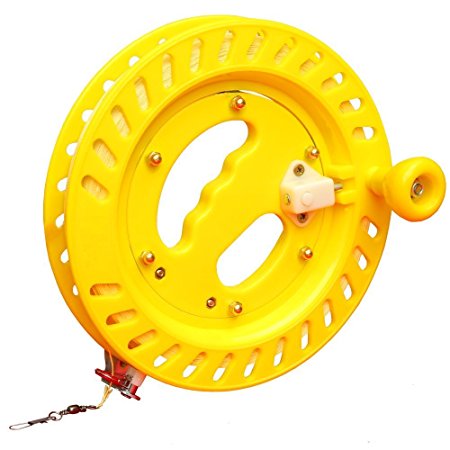 Hengda Kite Professional Outdoor Kite Line Winder Winding Reel Grip Wheel with flying Line String Flying Tools With Lock-Blue