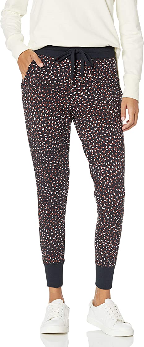 Daily Ritual Women's Terry Cotton and Modal Drawstring Jogger Pant