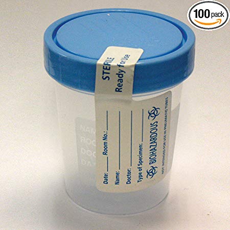 Dynarex Specimen Containers sterile 4 oz 100/Cs