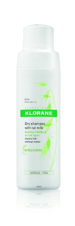 Klorane Dry Shampoo with Oat Milk, Non-Aerosol, 0.19 Lb.