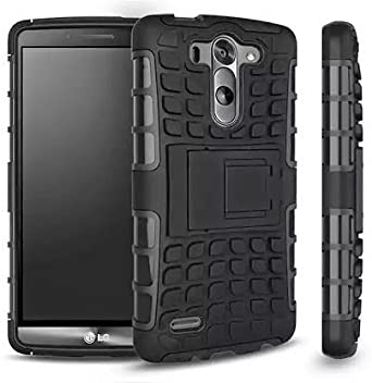 LG G4 Case, LG G4 Armor Cases- Tough Armorbox Dual Layer Hybrid Hard/Soft Protective Case by Cable and Case, ArmorBox Black- ArmorBox Black