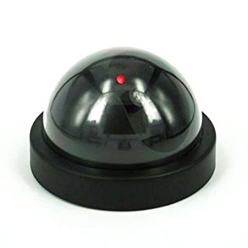 HDE Realistic Dome Security Camera w/ Motion Sensor Trick Surveillance System