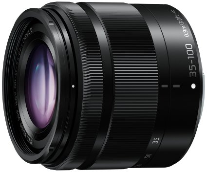PANASONIC LUMIX G Vario Lens, 35-100mm, F4.0-5.6 ASPH., Mirrorless Micro Four Thirds, MEGA Optical I.S., H-FS35100K (USA BLACK)