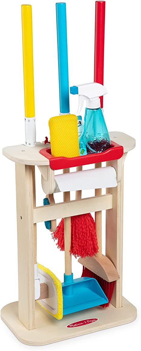 Melissa & Doug Deluxe Sparkle & Shine Cleaning Play Set (11 Pieces)