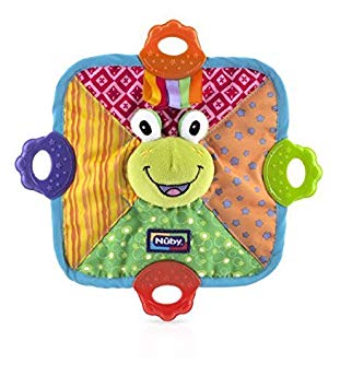 Nuby Teething Blankie, Frog