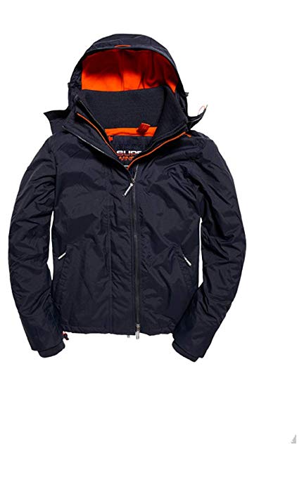 Superdry Men's Arctic Hooded Pop Zip Windchea Sports Jacket