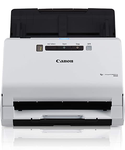 Canon imageFORMULA R40 Office Document Scanner for PC and Mac, Color Duplex Scanning, Easy Setup for Office Or Home Use, Includes Scanning Software