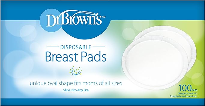 Dr. Brown's Disposable Breast Pads, 100 count, White