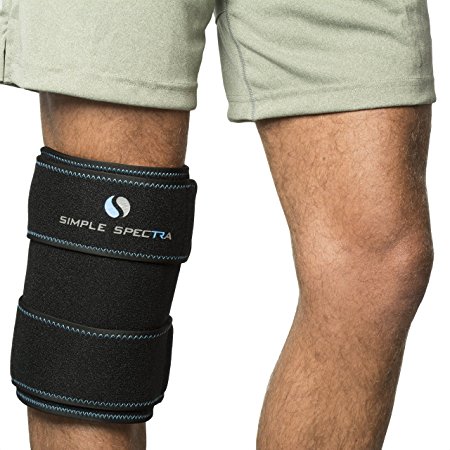 Ice Pack Gel Wrap - Reusable Hot & Cold Natural Clay with Adjustable Strap | Pain Relief Therapy For Injuries - Best for all Joints & Muscles Including Back, Shoulder, Elbow, Knee, Ankle, Foot