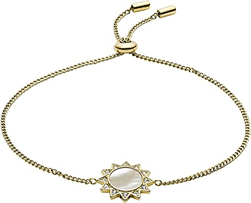 Fossil Women's Gold-Tone Stainless Steel Chain Bracelet