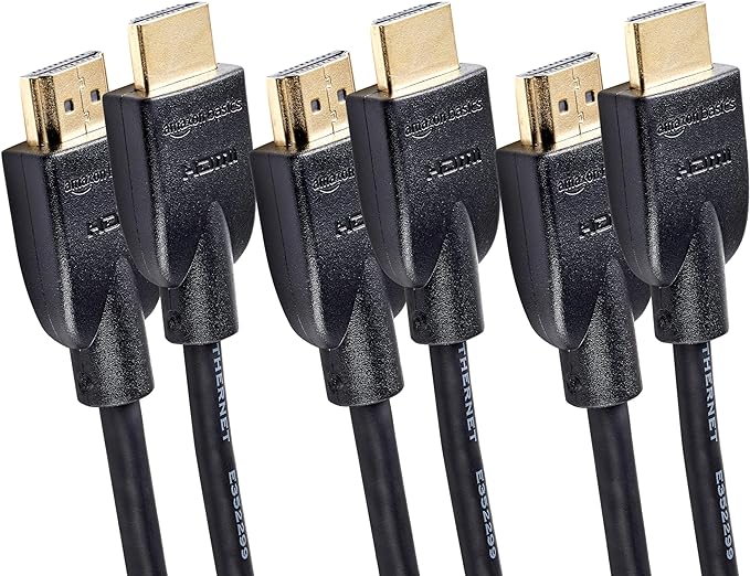 AmazonBasics High-Speed HDMI Cable, 0.9 Meters, 3-Pack