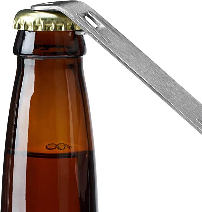 TRUE Churchkey Bottle and Can Opener, Metallic