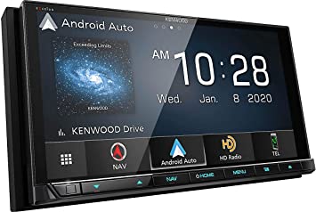 Kenwood Excelon DNX997XR 6.8" Capacitive Touch Panel Navigation DVD Receiver with Bluetooth & HD Radio | High Definition Display | With Apple CarPlay and Android Auto