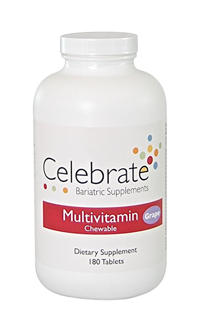 Celebrate Multi-vitamin Chewable Grape 180 ct