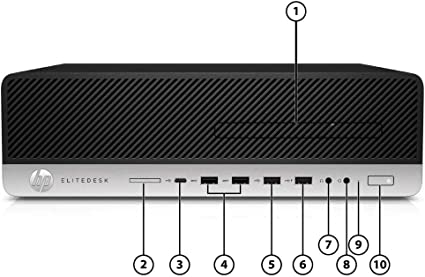 EliteDesk 800 G4 Small Form Factor SFF Desktop, 8th Gen Intel Core i5-8500, 8GB DDR4, 256GB Solid State Drive, Windows 10 Pro