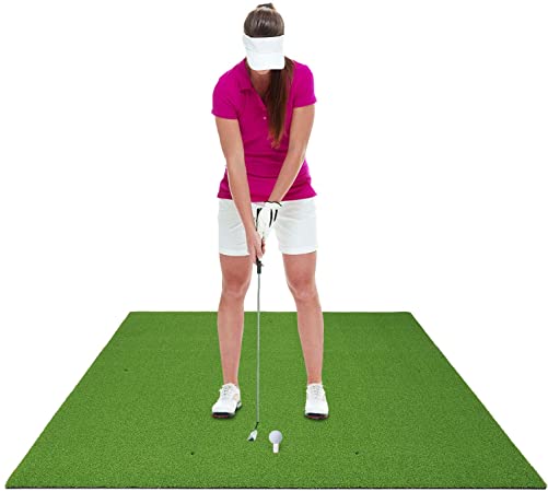 SkyLife Golf Practice Mat Driving Chipping Putting Hitting Turf Training Equipment for Backyard Home Garage Outdoor Use