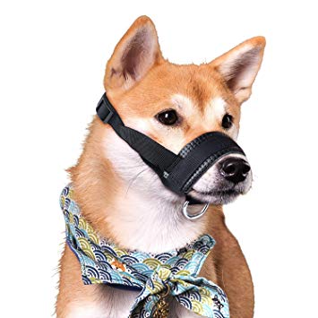 Dog Muzzle for Large Dogs Prevent from Biting,Barking and Chewing,Adjustable Loop