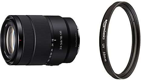 Sony 18-135mm F3.5-5.6 OSS APS-C E-mount Zoom Lens with UV Protection Lens Filter