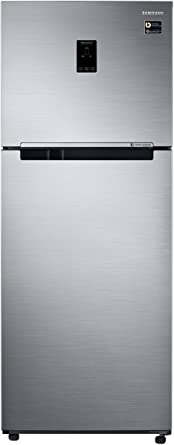 Samsung 394 L 2 Star Frost Free Double Door Refrigerator(RT39M5538S8/TL, Silver, Elegant Inox, Convertible, Inverter Compressor, 2022 Model)