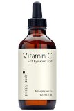 Poppy Austin Best Vitamin C Serum for Face Contains Pure Vegan Hyaluronic Acid and Organic Jojoba Oil Triple Purified All-Natural Formula Double the Size of Other Vitamin C Serums 2 fl oz