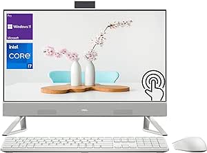 Dell Inspiron 5000 Series 5420 All-in-One Desktop, 23.8" FHD Touchscreen, Intel Core i7-1355U, 32GB RAM, 1TB PCIe SSD   2TB HDD, IR Camera, SD Card Reader, Wi-Fi 6, Wireless KB & Mouse, Windows 11 Pro