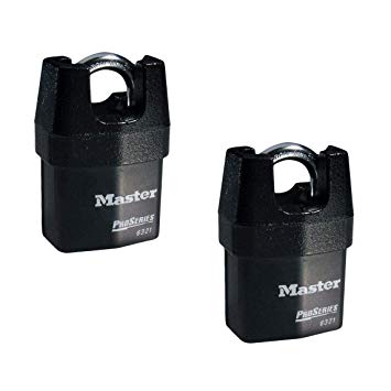 Master Lock - Two (2) High Security Pro Series Padlocks 6321NKA-2 w/BumpStop Technology