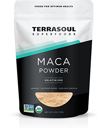 Terrasoul Superfoods Organic Gelatinized Maca Powder (6 Ounces)