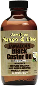 Jamaican Mango & Lime Black Castor Oil With Coconut, 4 oz (Pack of 3)