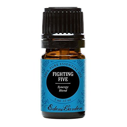 Fighting Five Synergy Blend Essential Oil- 5 ml (previously known as Four Thieves) by Edens Garden (Comparable to Young Living's Thieves & DoTerra’s ON GUARD blend)- 5 ml