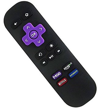 Amaz247 ARC-AIGEN New High Quality Replacement Lost Remote Compatible with Roku Models Roku 1 (Lt, Hd) Roku 2 (Xd, Xs) Roku 3 (Not Work for HDMI Stick and Game)