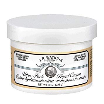 J.R. Watkins Ultra Rich Hand Cream, 8-Ounce (Pack of 4)