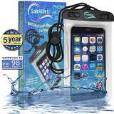 SafeWays Waterproof Seal Case Compatible With All iPhone Models Samsung HTC Sony Nokia - All PhonesTabletsiPodsCameras Up To 7-Inch