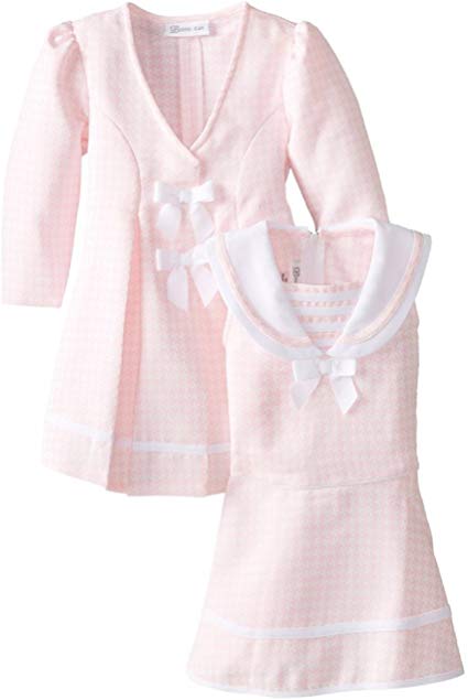 Bonnie Jean Baby-Girls Houndstooth Coat and Dress Set