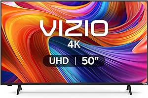 VIZIO 50" 4K Resolution HDR Smart TV, Dolby Vision HDR/HDR10 , WiFi 6 - (Renewed)