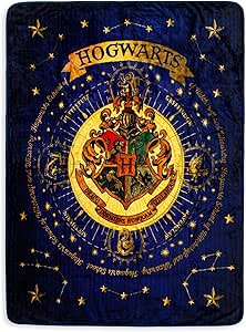 Northwest Harry Potter Silk Touch Throw Blanket, 46" x 60", House of Hogwarts