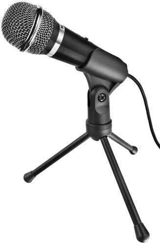 Trust Starzz Microphone for PC and Laptop (Includes Tripod) - 3.5 mm microphone connection